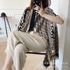 Bufanda Nueva con Letras para Mujer Otoño e Invierno Estilo Coreano Versátil INS de Moda Gruesa tipo Cachemir Doble Cara Moda Bufanda