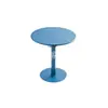 Mesa Redonda Simple para Restaurante, Cafetería, Reuniones, Recepción con un Diámetro de 70 cm y 60 cm para Uso en Exteriores