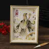 Pintura decorativa de mesa estilo chinês de Zhao Gongming em estilo de pintura a tinta, retrato do Deus da Riqueza, presente feito sob medida para inaugurações de negócios, atraindo riqueza e fortuna