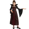 Set de Disfraz de Vampiro para Halloween Niñas Fiesta de Disfraces de Halloween Carnaval Cosplay Vestido
