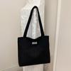 Nuevo bolso de pana 2024, sencillo, de gran capacidad, para mujer, popular bolso de hombro de moda para ir al trabajo.