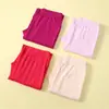 Calça térmica feminina pura para mães de meia-idade e idosas, leggings plus size, calças de lã soltas, quentes, calcinha estampada