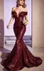 2026 Transfronteiriço Novo Lantejou Elegante para o Dia a Dia Cor Sólida Cintura Média Ombro a Ombro Elegante Cor Sólida Longo Vestido de Festa Vestido de Noite