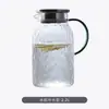 Tetera de agua fría espesa resistente a altas temperaturas para el hogar y el restaurante, tetera de vidrio de gran capacidad para agua hervida y té, alto valor estético