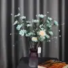 Flores de rododendro artificiales transfronterizas, flores de mariposa rosas multicolores vintage, flores artificiales para decoración de sala de estar en casa, arreglos de flores artificiales al por mayor