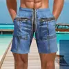 Comercio exterior transfronterizo Amazon shorts de verano para hombre pantalones de playa casuales holgados estilo callejero pantalones cortos casuales con estampado 3D