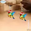 Pendientes Colgantes Gatito Espacial Transfronterizos Accesorios Sexy para el Día a Día y Fiestas Regalos de Navidad Adecuados para Mujeres Todas las Estaciones