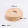 Porta-copos Luminoso de Madeira Base para Taça de Vinho Lâmpada Bar Porta-copos para Misturar Drinks Coaster de Luxo para Ambiente Doméstico