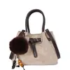 Bolso tipo cubo retro popular de este año para mujer, nueva llegada Otoño 2026, bloques de color, simple, bolso de un hombro, para ir al trabajo, bolso cruzado