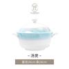 Vajilla de Aspecto Elevado Juego de Cuenco y Plato Jingdezhen Juego Fresco de Cuenco y Plato Chinoiserie Cuenco y Plato de Arroz Exquisito