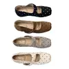 Zapatos Mary Jane de Ballet Cuadrados de Lunares 2026, Nuevo Estilo Otoño 2026, Aspecto Juvenil, Zapatos para Mujer que Aumentan la Altura