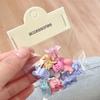 Hyuna Cor Doce Fosco Coelho Mini Presilha de Cabelo Infantil Pequena Grampo de Cabelo Pequeno Joia Pequena Fofa Mini Presilha Fosca
