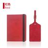 Correa de cuero PU con decoloración sensible a la piel funda para libreta etiqueta de equipaje traje blindado antirrobo cepillo rfid bolsa para libreta tarjetero