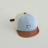 Sombrero Coreano para Niños de Ala Suave al por Mayor Dibujo Animado Mickey Parasol Medio Malla Moda Color de Contraste Gorra de Béisbol para Bebé Niña