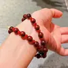 Pulsera Retro Literaria de Carniola Natural y Palo de Rosa