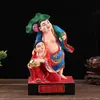 Estatua de Buda Hehe Ersheng de 12 pulgadas para Dormitorio, Armonía de Pareja, Artesanías para el Hogar, Adornos de Resina, Decoraciones Pintadas