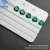 Gema en Forma de Corazón Esmeralda Corazón Verde Nano Piedra Suelta Accesorios Resistencia a Altas Temperaturas y No Decolorable Ventas Directas de Fábrica