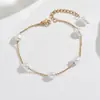 Pulsera de Perlas Minimalista Europea y Americana Estilo Francés Nicho para Mujer, Nueva Joyería Elegante Estilo Francés Inspirada en Chanel de Alto Valor que No se Desvanece
