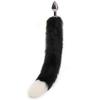 Conjunto de Duas Peças Sexy para Treinamento SM com Tiara de Orelhas de Gato, Plug Anal de Raposa com Cauda, Adereços Divertidos para Role-Playing Feminino
