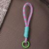 Corda de Pulso para Celular Combinação de Cores Cordão para Celular Chaveiro Capa de Celular Curta Simples Sling Universal Chave de Carro Criativa