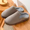 Fabricante Pantufas de Algodão Atacado Inverno Femininas Casa Quente Confinamento Sapatos Casa Pantufas de Algodão Casal Pantufas Antiderrapantes Masculinas Peludas