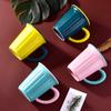 Caneca colorida Noyujia cerâmica com esmalte criativo Copo d'água Nórdico escritório bonito Copo para Casal