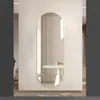 Espelho de corpo inteiro autoadesivo para parede, espelho macio para dormitório, espelho de corpo inteiro, espelho de banheiro, espelho de maquiagem para casa de aluguel, espelho para provador de guarda-roupa