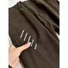Jeans Rectos de Algodón Puro Estilo Retro Americano para Hombre Marca de Moda Bordado de Pliegue Pantalones Rectos cleanfit Pantalones Micro Acampanados