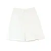 Shorts de Pierna Ancha Estilo A Moran Green para Mujer, Estilo Delgado de Verano 2026 Nuevos Shorts Casuales de Longitud Media Rectos Anti-Arrugas