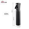 Spot atacado 50ML80ML frasco spray plástico transparente portátil perfume cosméticos engarrafado álcool pequeno regador