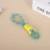 Alça de Celular Transfronteiriça, Novo Estilo Nó de Gaze Trançado Chaveiro Cordão, Alça de Pulso Anti-Perda, Cordão para Garrafa de Água