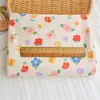 Tela Popelina 100% Algodón 40 Hilos, Patrón Floral Pequeño, Ropa Infantil, Ropa de Cama, Tela para Manualidades DIY