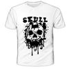 Camiseta para Niño Caballero Calavera de Llama Impresa en 3D Moda Halloween