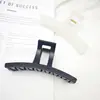 Pinza para el Cabello Grande de Una Sola Línea Transfronteriza, Pinza Simple Brillante para Mujeres con Gran Volumen de Cabello, Accesorios para el Cabello en la Parte Posterior de la Cabeza, Pinza de Tiburón al por Mayor