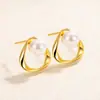 Pendientes Asimétricos de Imitación Perla con Diseño Francés Retro para Mujer, Pendientes Versátiles Exquisitos y de Alta Gama