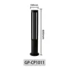 Lámpara de césped exterior LED con enchufe de tierra jardín paisajismo lámpara de jardín redonda aluminio enchufe de parque lámpara de calle exportación transfronteriza