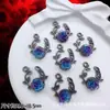 Accesorios de Estilo Oscuro Estilo Europeo y Americano Mariposa Negra Pistola Cruz de Rosa Colgante Pulsera de Cuentas DIY Collar