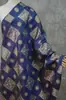 [Restauração da Receita Dourada] Tecido Jacquard Padrão Escuro Bada Dourado Estilo Chinês Saia Rosto de Cavalo Jaqueta Traje Tang Tecido Tingido em Fio