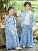 Nuevos conjuntos Hanfu diarios de otoño para niños y niñas, traje Tang mejorado de estilo chino tradicional para niños, disfraz antiguo súper etéreo para actuaciones