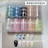 Nuevo Papel Calcomanía para Arte de Uñas Japonés Mariposas Flores Letras en Inglés Periódico Cielo Estrellado Pegatinas 10 Estilos Cada Caja Papel Impreso