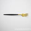 Famoso en Internet Juego de Cuchillo, Tenedor y Cuchara Grueso Portugués de Acero Inoxidable 304, Juego de Cuatro Piezas de Cuchillo y Tenedor para Bistec Estilo Occidental, Diseño Sencillo