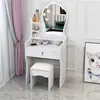 Penteadeira Simples de Quarto de Influenciador Digital Mesa de Maquiagem de Mesa para Quarto Pequeno de Aluguel Mesa de Maquiagem de Mesa Penteadeira de Princesa