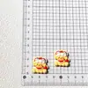 Dibujos Animados Año Nuevo Sanrio Accesorios de Resina DIY Pegamento de Crema Pasador Hebilla Creativa para Zapatos Imán para Nevera Material Joyería