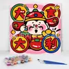 20*20 Pintura al Óleo Digital de Dibujos Animados de Anime Pintura Decorativa DIY para Colorear Hecha a Mano para Niños Stock Listo Pintura al Óleo Digital al por Mayor