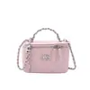Bolsa Acolchoada Quadrada de Moda de Luxo para Mulheres 2026 Novo Estilo Transfronteiriço Inspirada na Chanel Tendência Pequena Quadrada de Ombro Transversal
