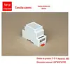 Caixa elétrica para trilho / caixa de plástico / caixa de instrumentos / módulo de trilho de cartão Shell 3-13-4: 88 * 59 * 37 milímetros