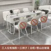 Mesa y Silla para Uñas Oferta Especial Económico Vidrio Templado Individual/Doble Persona Lujo Ligero Estilo Simple Ins Escritorio para Uñas