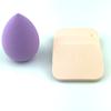 Esponja de calabaza en forma de gota, esponja cuadrada, esponja para uso húmedo y seco, esponja para maquillaje, esponja para maquillaje de base BB cream