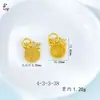 Pendente Antigo de Animal Dourado da Sorte para Pulseira e Colar DIY Pingente de Sorte Alta Retenção de Cor Joias para Revenda