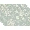 Manteles Decorativos de Lino Navideño Cascanueces Navideño Árbol de Navidad Cuadros Clásicos en Blanco y Negro Decoración de Copos de Nieve Mantel